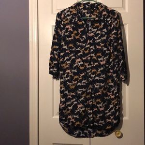 Button down shirt dress